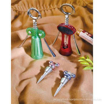 Fashion Corkscrews &amp; Wine Bottle Openers Keychains With Multi-functions For Souvenir Gifts